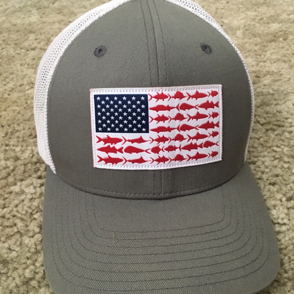 Columbia Flexfit American Flag Hat